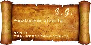 Vesztergom Gizella névjegykártya